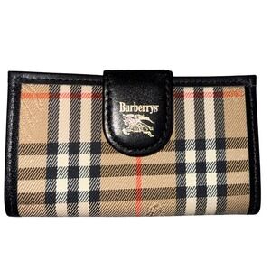 Burberrys Key Holder OS Tan Nova Check Leather Vintage Prorsum Knight Luxury Box